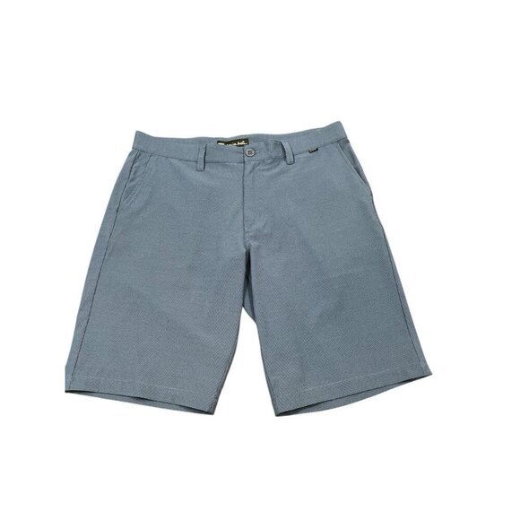 Travis Mathew Beck Performance Golf Shorts Mens 36 with 11" Inseam Blue EUC - Picture 1 of 5